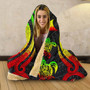 Tokelau Hooded Blanket - Reggae Tentacle Turtle 4