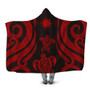 Marshall Islands Hooded Blanket - Red Tentacle Turtle 1