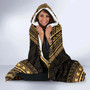 Tuvalu Polynesian Chief Hooded Blanket - Gold Version 3