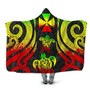 Wallis and Futuna Hooded Blanket - Reggae Tentacle Turtle 1