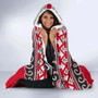 Tahiti Polynesian Hooded Blanket - Wave Style 3