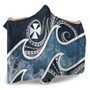 Wallis and Futuna Polynesian Hooded Blanket - Ocean Style 2