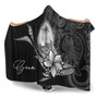 Guam Hooded Blanket - Fish With Plumeria Flowers Style 3