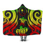 Chuuk Hooded Blanket - Reggae Tentacle Turtle 1