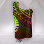 Polynesian Tahiti Hooded Blanket - Reggae Vintage Polynesian Patterns 2