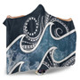 Cook Islands Polynesian Hooded Blanket - Ocean Style 2
