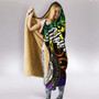 Northern Mariana Islands Custom Personalised Hooded Blanket - Rainbow Polynesian Pattern 3