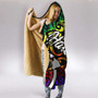 Hawaii Hooded Blanket - Rainbow Polynesian Pattern 2