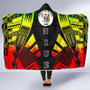 Niue Hooded Blanket - Polynesian Tattoo Reggae 5