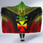 Wallis And Futuna Polynesian Chief Hooded Blanket - Reggae Version 5