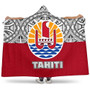 Tahiti Hooded Blanket - Polynesian Design 1