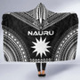 Nauru Polynesian Chief Hooded Blanket - Black Version 5