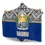 Nauru Hooded Blanket - Polynesian Design 3