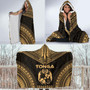 Tonga Polynesian Chief Hooded Blanket - Gold Version 4