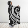Tonga Hooded Blanket - White Tentacle Turtle 4