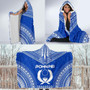 Pohnpei Flag Polynesian Chief Hooded Blanket 4