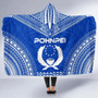 Pohnpei Flag Polynesian Chief Hooded Blanket 5