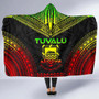 Tuvalu Polynesian Chief Hooded Blanket - Reggae Version 5
