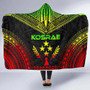 Kosrae Polynesian Chief Hooded Blanket - Reggae Version 5