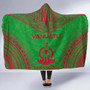 Vanuatu Flag Polynesian Chief Hooded Blanket 5