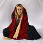 Hawaii Polynesian Custom Personalised Hooded Blanket - Hawaii Pride Red Version 5