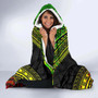 New Caledonia Polynesian Chief Hooded Blanket - Reggae Version 3