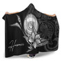 Hawaii Hooded Blanket - Fish With Plumeria Flowers Style 2