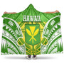 Hawaii Polynesian Hooded Blanket - Hawaiian Pattern With Seal 1