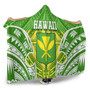 Hawaii Polynesian Hooded Blanket - Hawaiian Pattern With Seal 2