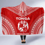 Tonga Flag Polynesian Chief Hooded Blanket 5