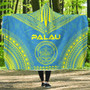 Palau Flag Polynesian Chief Hooded Blanket 1
