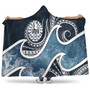 Tahiti Polynesian Hooded Blanket - Ocean Style 1