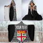 Fiji Hooded Blanket - Tapa Pattern Sport Style 4