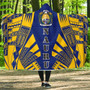 Nauru Hooded Blanket - Polynesian Tattoo Flag 1