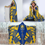 Nauru Hooded Blanket - Polynesian Tattoo Flag 4