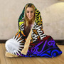 Marshall Islands Hooded Blanket - Rainbow Polynesian Pattern 4