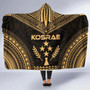 Kosrae Polynesian Chief Hooded Blanket - Gold Version 5