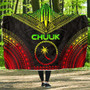 Chuuk Polynesian Chief Hooded Blanket - Reggae Version 1