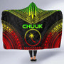 Chuuk Polynesian Chief Hooded Blanket - Reggae Version 5