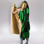 Wallis and Futuna Hooded Blanket - Green Tentacle Turtle 2