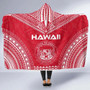 Hawaii Flag Polynesian Chief Hooded Blanket 5
