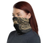 Samoa Neck Gaiter - Floral Tattoo Gold 1