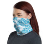 Polynesian Neck Gaiter - Camo Poly Patterns Hibiscus 06 1