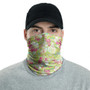 Polynesian Neck Gaiter - Camo Poly Patterns Hibiscus 11 2