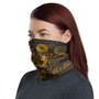 American Samoa Neck Gaiter - Turtle Hibiscus Gold 1