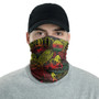 American Samoa Neck Gaiter - Turtle Hibiscus Reggae 2