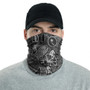 Chuuk Neck Gaiter - Turtle Hibiscus Black 2