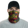 Federated States Of Micronesia Neck Gaiter - Turtle Hibiscus Reggae 2