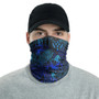 Kosrae Neck Gaiter - Turtle Hibiscus Blue 2