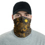 Marshall Islands Neck Gaiter - Turtle Hibiscus Gold 2